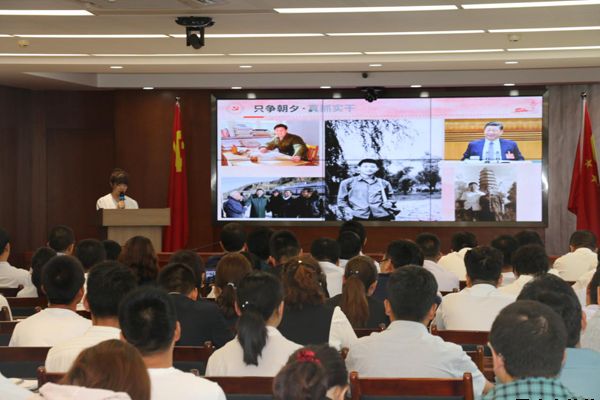 泓源公司黨委舉辦“培育泓源精神，勇?lián)鷩?guó)企使命”主題演講比賽(圖4)